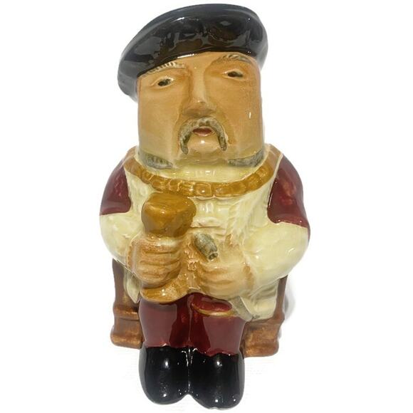 King Henry the VIII Toby Mug Jug by Shorter & Son Staffordshire England 5 Inches - Picture 1 of 8
